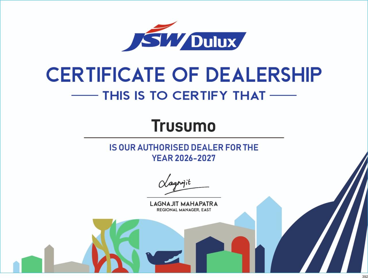Trusumo Certificate